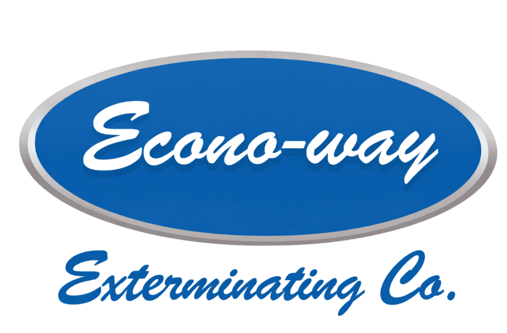 Econo-Way Exterminating pest control company logo.